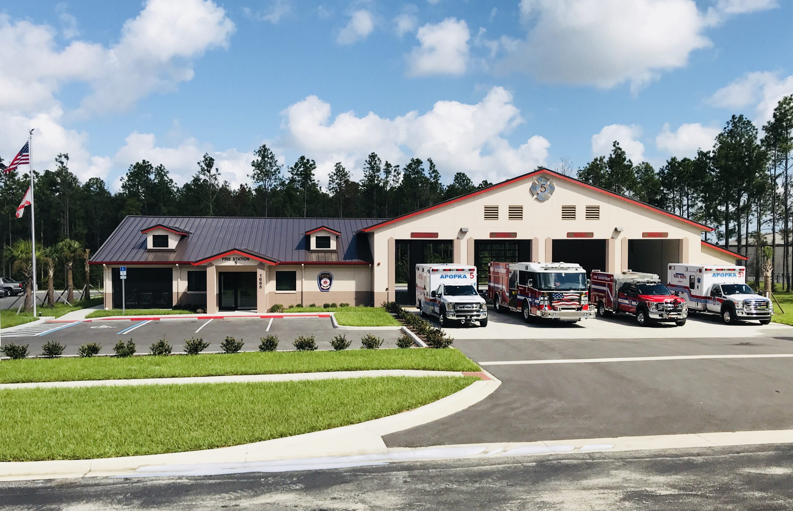 Apopka Fire Station No 5 | Civic Architect Design | The Lunz Group